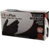 GLOVE PLUS POWDER FREE BLACK NITRILE XL 100/box