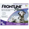 FRONTLINE PLUS LG DOG 3 PK 45-88 LB PURPLE
