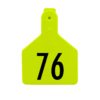 Z-TAG CALF CHARTREUSE LASER 76-100