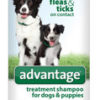ADVANTAGE Flea & Tick Dog & Puppy Shampoo 12oz