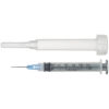 SYRINGE DSP 3CC W/22 GU X 3/4inNDLE 100/BX