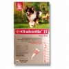 K-9 ADVANTIX II 21-55 LB RED 4PK