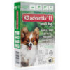 K-9 ADVANTIX II 0-10 LB GREEN 4PK