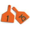 Z-TAG COW LASER ORANGE 1-25
