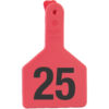 Z-TAG COW LASER RED 1-25