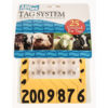 ALLFLEX LARGE FEM/SM MALE YELLOW 176-200
