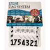 ALLFLEX LARGE FEM/SM MALE WHITE 151-175