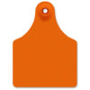 ALLFLEX MAXI FEM/SM MALE ORANGE BLANK 25/BAG