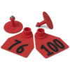 ALLFLEX MEDIUM FEM/SM MALE RED 76-100