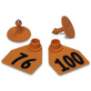 ALLFLEX MEDIUM FEM/SM MALE ORANGE 76-100