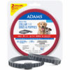 ADAMS F&T COLLAR DOG & PUP 2PK RED TIN (Delta)