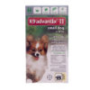 K-9 ADVANTIX II DOG 0-10 LB GREEN 2PK