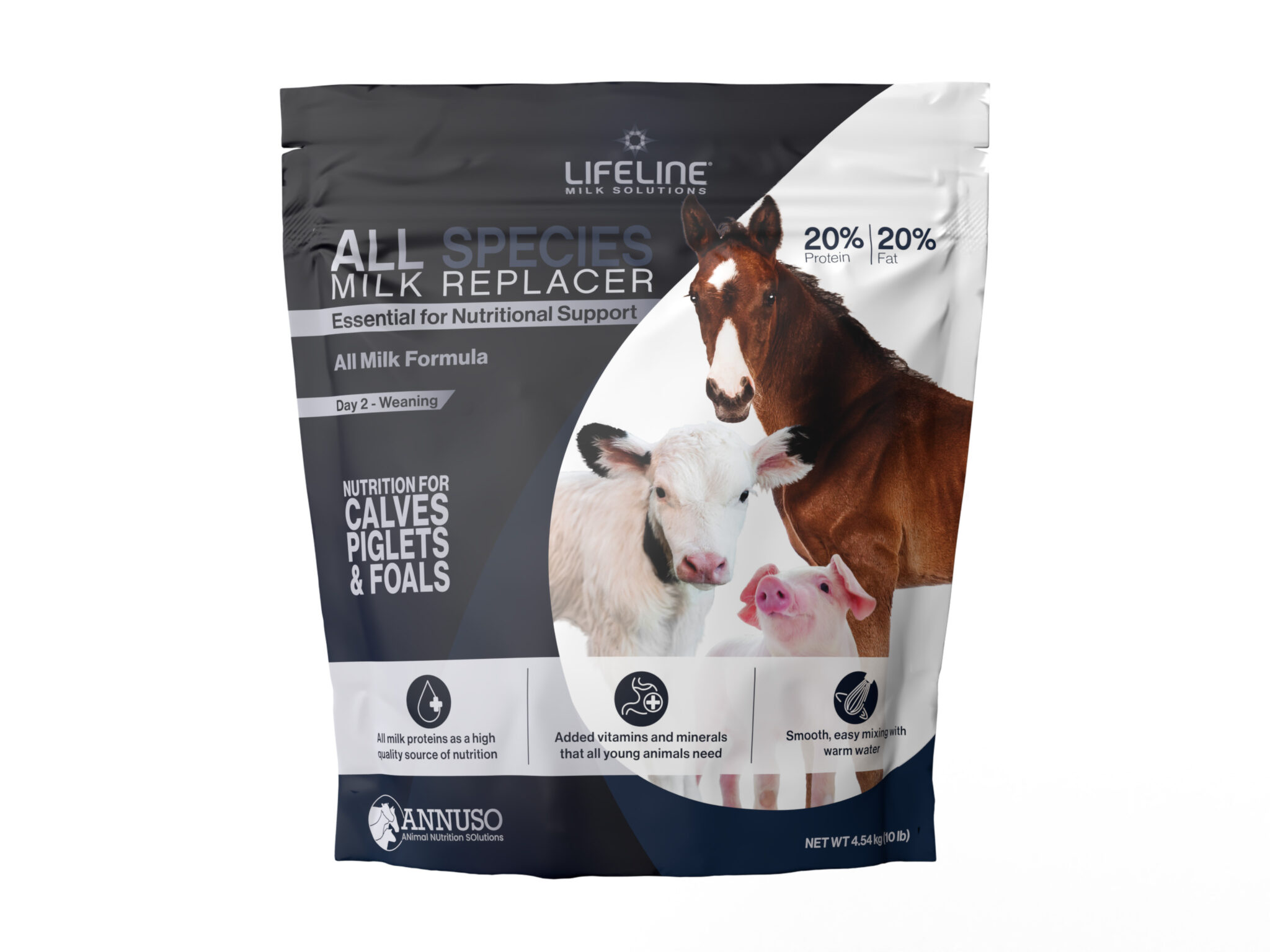 LIFELINE All-Species Milk Replacer 20/20 10lb bag - Alliance Animal Care