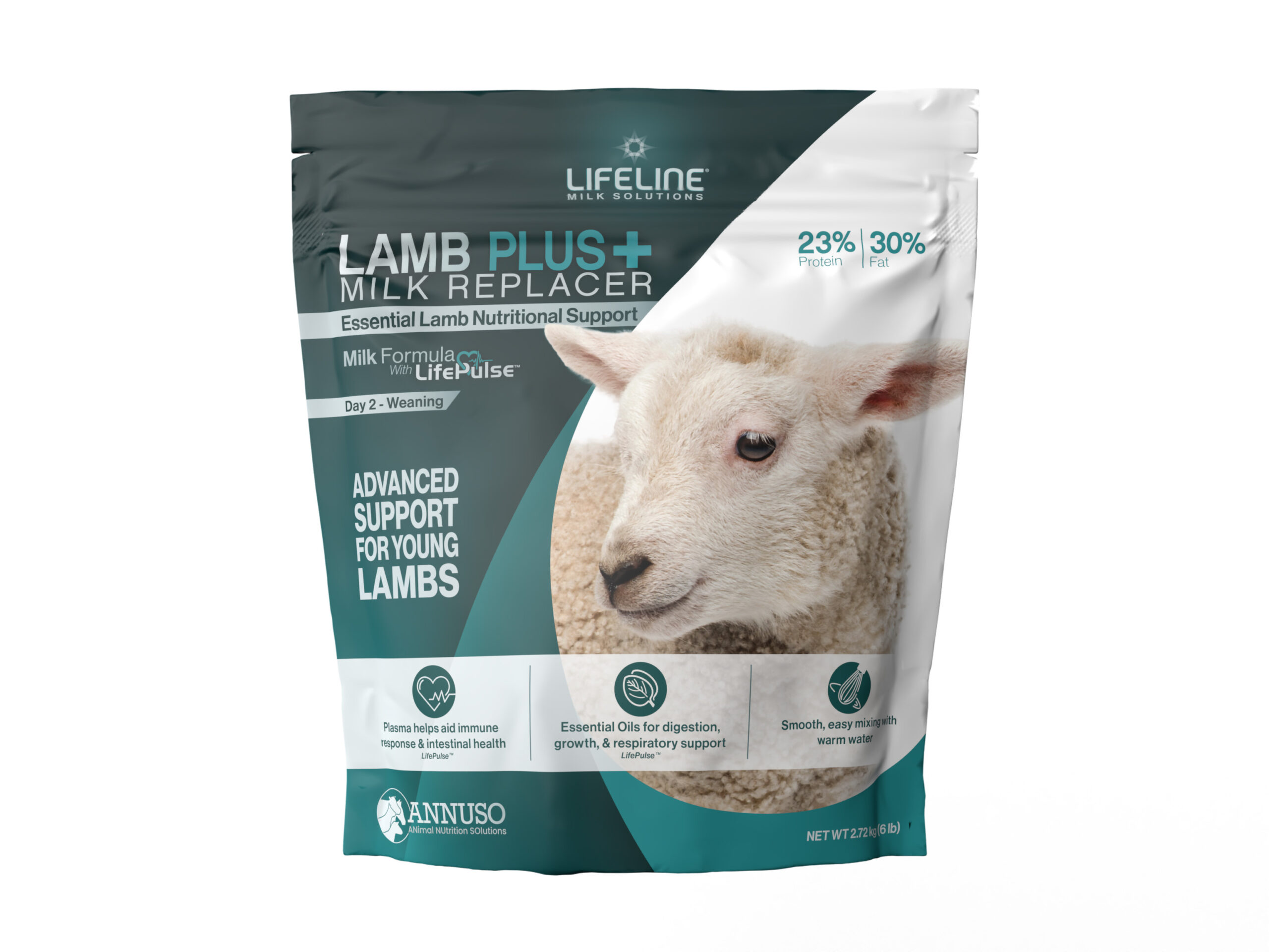 LIFELINE Lamb Plus Milk Replacer 23/30 6lb bag - Alliance Animal Care