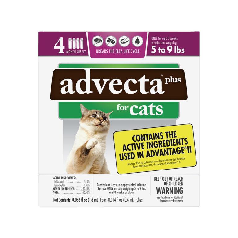 Advecta Plus Flea and Tick for Small Cat 5-9lb 4ct - Alliance Animal Care