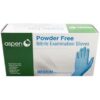 ASPEN NITRILE EXAM GLOVES POWDER FREE BLUE 5 MIL MEDIUM 100/PKG