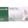 ASPEN LATEX POWDER FREE EXAM GLOVES LARGE 100/PKG