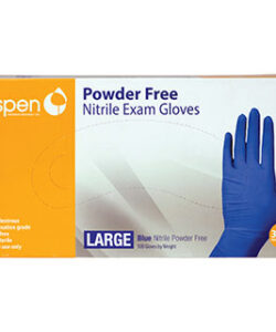 ASPEN NITRILE EXAM GLOVES LARGE 100/PKG