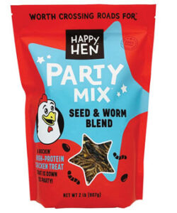 HAPPY HEN PARTY MIX SEED & MEALWORM BLEND 2 LB