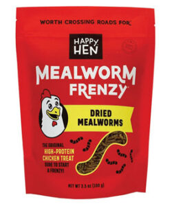 HAPPY HEN MEALWORM FRENZY DRIED MEALWORMS 3.5 OZ