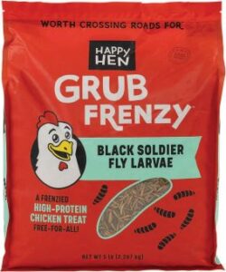 HAPPY HEN GRUB FRENZY BLACK SOLDIER FLY LARVAE GLOBALLY SOURCED 5 LB