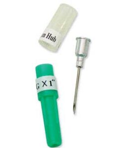 IDEAL DISPOSABLE NEEDLE ALUM HARD 14 GA X 1 IN 10