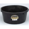 RUBBER ALL-PURPOSE TUB 6.5 GALLON BLACK 1/PKG