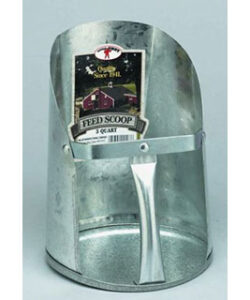 GALVANIZED FEED SCOOP - 3 QUART