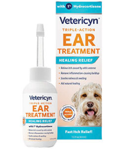 VETERICYN TRIPLE-ACTION EAR TREATMENT 1.5 OZ
