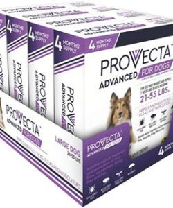 PROVECTA™ ADVANCED FOR DOGS 21-55 LB – PURPLE 4 X 4 DOSES/BOX