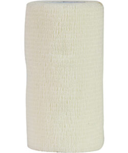 FLEXWRAP E-Z TEAR COHESIVE BANDAGE 4 IN WHITE 18/BOX