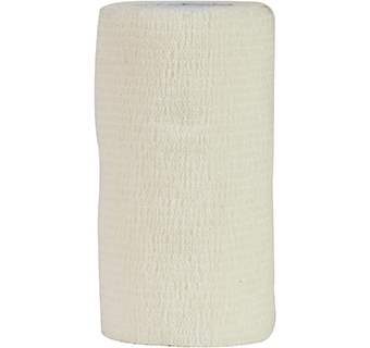 FLEXWRAP E-Z TEAR COHESIVE BANDAGE 4 IN WHITE 18/BOX