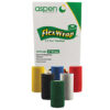 FLEXWRAP E-Z TEARCOHESIVE BANDAGE 4 IN ASSORTED 18/BOX