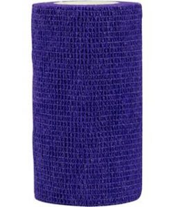 FLEXWRAP E-Z TEAR COHESIVE BANDAGE 4 IN PURPLE 18/BOX