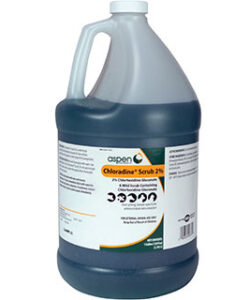 CHLORADINE SCRUB 2% GALLON 1/PKG