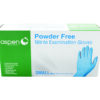 ASPEN NITRILE EXAM GLOVES POWDER FREE BLUE 5 MIL SMALL 100/PKG