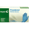 POWDERED NITRILE GLOVES BLUE - EXTRA LARGE 100 COUNT