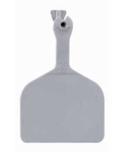 Z-TAG ONE-PIECE FEEDLOT EAR TAGS BLANK GRAY 50 COUNT