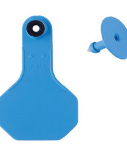 Y-TEX 2-PIECE 2-STAR COMBO BLANK TAG S BLUE 25/PKG