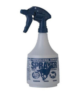 PROFESSIONAL SPRAY BOTTLE 32 OZ BLUE EQUINE DESIGN