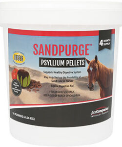 FIRST COMPANION SANDPURGE PSYLLIUM PELLETS APPLE & MOLASSESS FLAVORED 5 LB