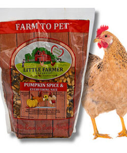 LITTLE FARMER PUMPKIN SPICE & EVERYTHING NICE CHICKEN TREAT 3 LB