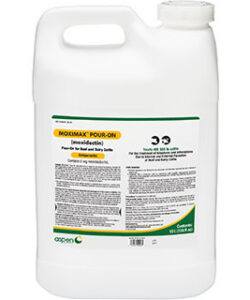 MOXIMAX POUR-ON (MOXIDECTIN) FOR BEEF AND DAIRY CATTLE 10 LITER