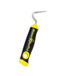 ULTIMATE HOOF PICK 8" YELLOW/BLACK